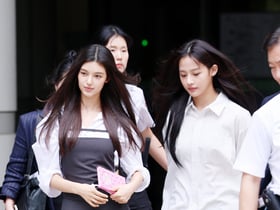 법원 나서는 다니엘-민지[★포토]