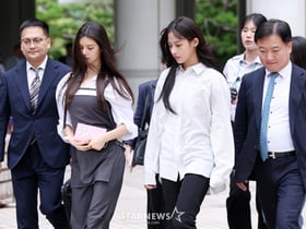 법원 나서는 뉴진스 다니엘-민지[★포토]