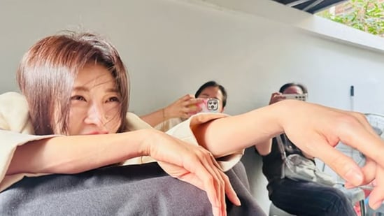 '47세' 하지원, 나이 잊은 초동안 미모