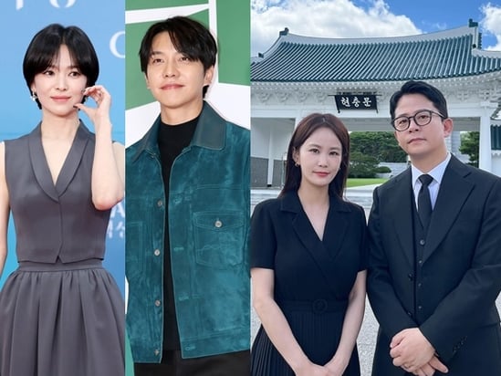 "대한민국만세!"..송혜교·이승기·김준호♥김지민, 광복절 개념 ★들
