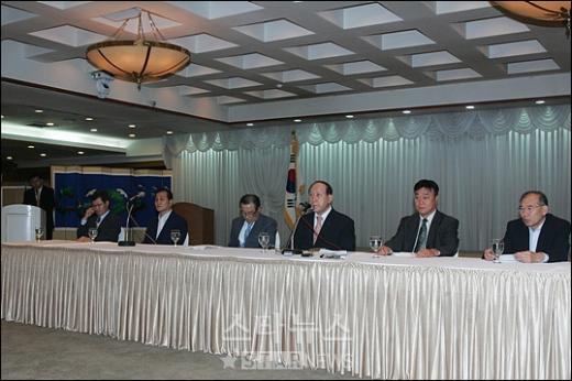 ↑ 21일 세종문화회관 세종홀, 서울시극장협회의 기자회견ⓒ머니투데이 스타뉴스