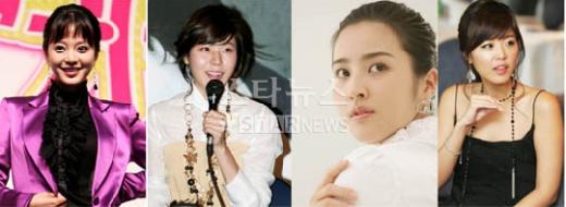 왼쪽부터 한예슬 김하늘 한혜진 신지