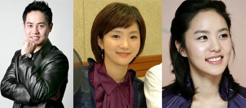 김기만-조수빈-박지윤 KBS 아나운서(왼쪽부터)