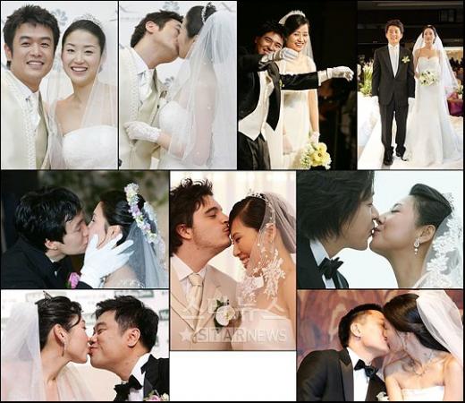 시계방향으로 김대희, 임창정, 김준호, 임성은, 김민, 신연아(빅마마), 정종철, 박해일