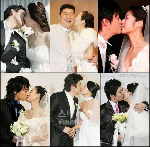 시계방향으로 강현정, 강호동, 장신영, 박성호, 전미선, 원기준