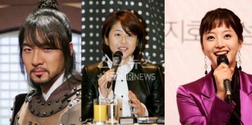 왼쪽부터 송일국 고현정 한예슬 ⓒ<머니투데이 스타뉴스>