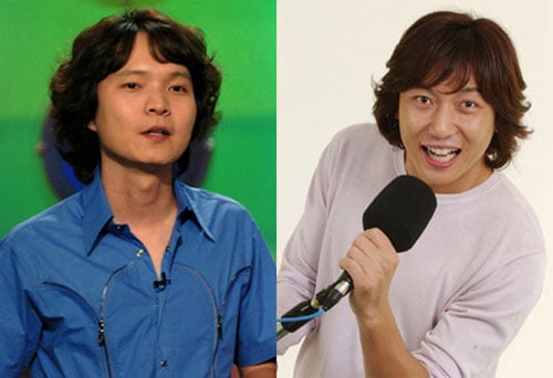 컨추리꼬꼬로 활동했던 신정환(왼쪽)과 탁재훈