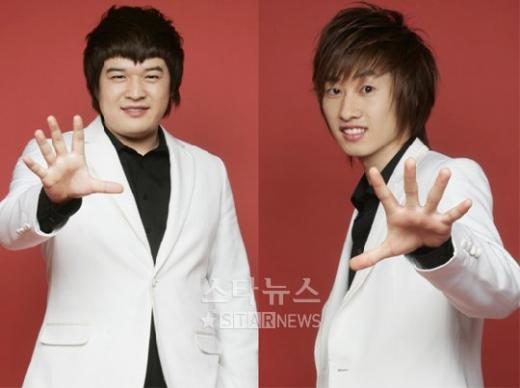 23일 오전 퇴원한 신동(왼쪽)과 은혁 ⓒ머니투데이 스타뉴스