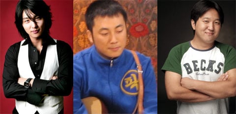 신동욱, '올밴' 우승민, 정형돈(왼쪽부터)