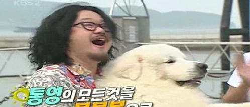 KBS 2TV '해피선데이'의 새 코너 '1박 2일'을 통해 시청자들의 눈길을 끌고 있는 '상근이' <화면 캡쳐>