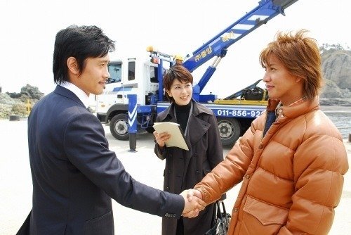 '히어로'의 기무라 타쿠야(맨 오른쪽)