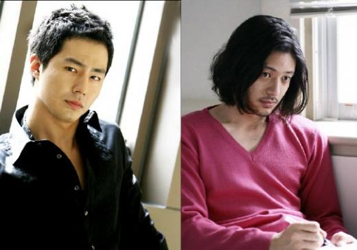 조인성(왼쪽)과 오다기리 죠
