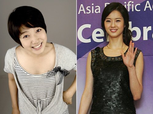 90년생 동갑내기 연기자 박신혜(왼쪽)와 고아라