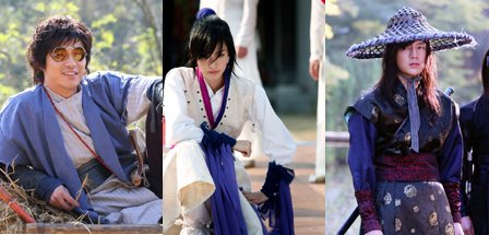 KBS 2TV '쾌도 홍길동'의 강지환, 성유리, 장근석 (왼쪽부터)
