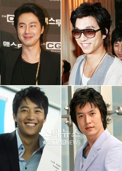 ⓒ<왼쪽 상단부터 시계방향으로 조인성, 공유,조현재,김래원>