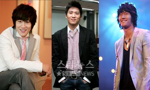 '용띠클럽'멤버로 알려진 차태현, 홍경민, 김종국(왼쪽부터)