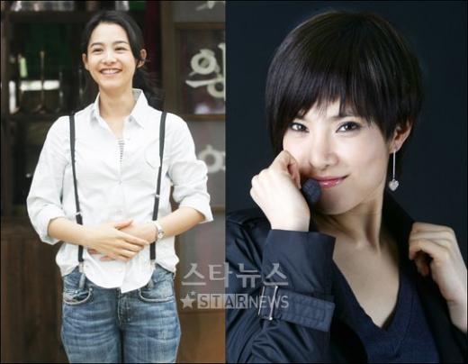 거미(우)의 후속곡 뮤직비디오에 출연하는 강혜정 ⓒ머니투데이 스타뉴스