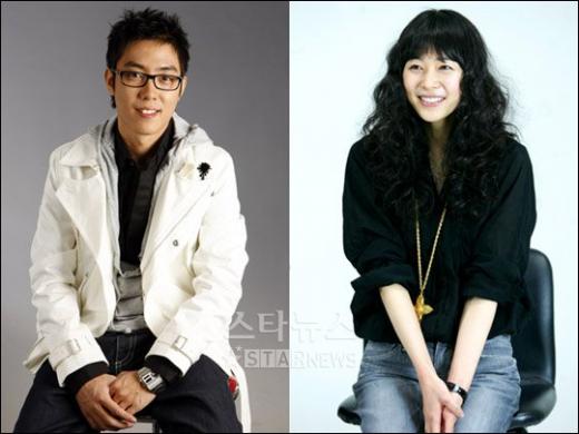 '인기가요'의 새 MC 은지원(좌)과 허이재 ⓒ머니투데이 스타뉴스