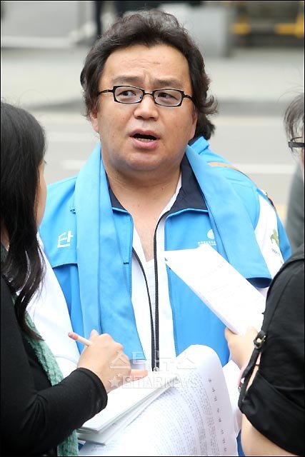 ↑MBC를 상대로 파업에 돌입한 한예조의 탤런트 맹상훈