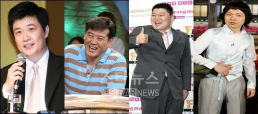 김성주,조형기,강호동,신정환(왼쪽부터) ⓒ머니투데이 스타뉴스