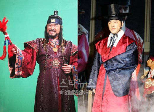 KBS 2TV '전설의 고향'에 출연하는 이덕화와 안재모