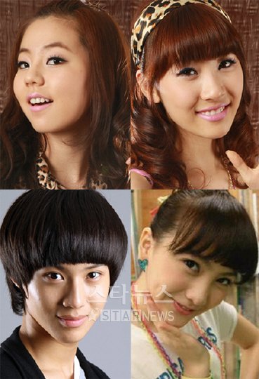 ↑소희,선미,강지영,태민(왼쪽위부터 시계방향으로)
