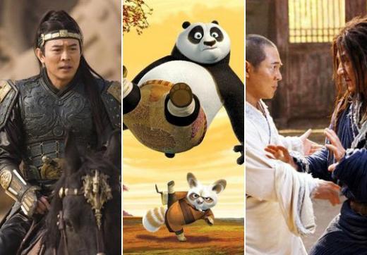왼쪽부터 영화 '미이라3:황제의 무덤', '쿵푸팬더', '포비든 킹덤'