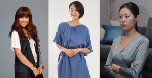 KBS 2TV '내사랑 금지옥엽' 이태란, SBS '가문의 영광' 윤정희, MBC '내 인생의 황금기' 문소리(좌측부터)