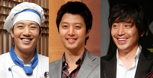 왼쪽부터 '식객'의 김래원, '밤이면 밤마다'의 이동건, '최강칠우'의 에릭