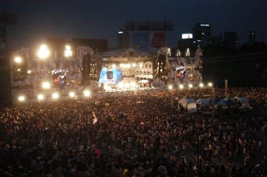 15일 'ETPFEST'가 열린 잠실야구장을 가득 메운 관객들ⓒ서태지컴퍼니 제공