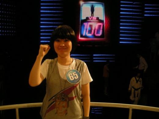 KBS 2TV '1대100'의 최후의 1인에 오른 개그우먼 박지선 <사진출처=KBS>