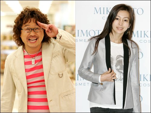 지상렬(왼쪽)과 황신혜