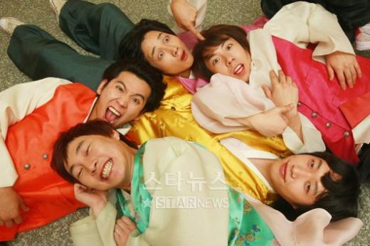 SBS '웃찾사'의 인기코너 '웅이 아버지' 팀. 한복협찬=박술녀 한복 ⓒ임성균 기자 tjdrbs23@