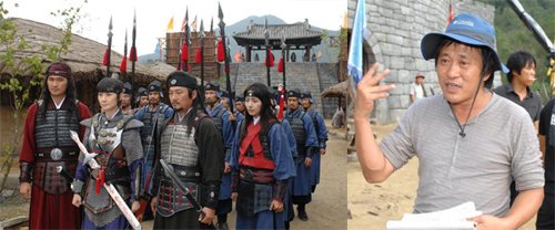 KBS 2TV '천추태후'의 출연진과 신창석 PD <사진출처=KBS>