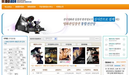 영화관입장권통합전산망 홈페이지 ⓒ <사진출처=홈페이지캡쳐>