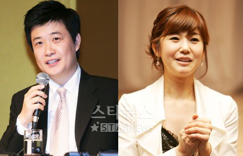 ↑김성주(왼쪽)과 강수정