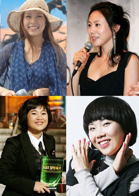 이효리, 박예진, 신봉선,송은이(왼쪽 위부터 시계방향)