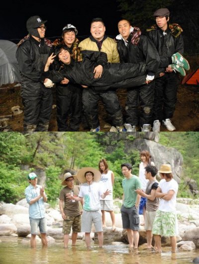 KBS 2TV '해피선데이'의 '1박2일' 코너와 SBS '일요일이 좋다'의 '패밀리가 떴다' 코너 <사진출처=KBS,SBS>