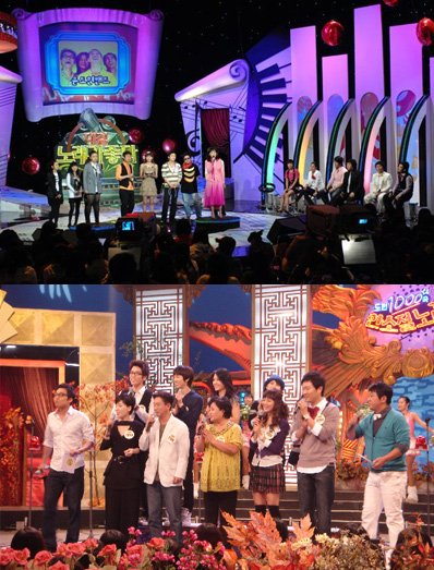 KBS 2TV '대결 노래가 좋다'(위)와 SBS '도전 1000곡 한소절 노래방'(아래) <사진출처=KBS,SBS>