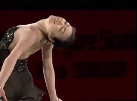 지난 14일 갈라 쇼에서 열연 중인 김연아 선수 <사진=화면캡처>
