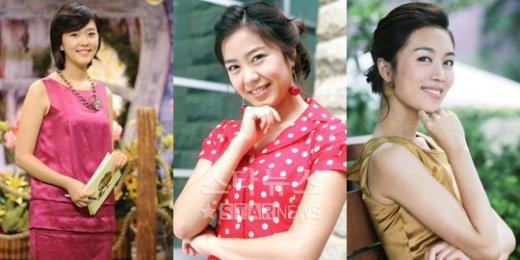 ↑왼쪽부터 이윤아, 김주희, 서현진 아나운서