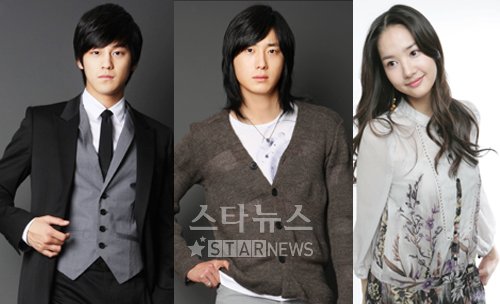 배우 김범과 정일우(ⓒ송희진 기자), 박민영(ⓒ최용민 기자)