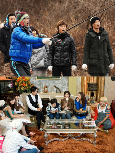 SBS '패밀리가 떴다'(위)와 '골드미스가 간다'