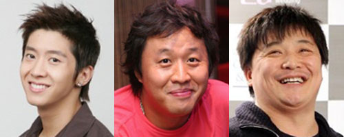 ↑브라이언, 정준하, 윤정수