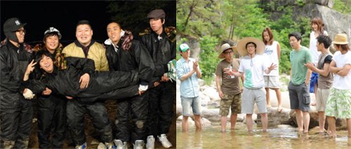KBS 2TV '해피선데이'의 '1박2일'과 SBS '일요일이 좋다'의 '패밀리가 떴다' <사진출처=KBS,SBS>