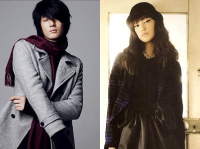 모델 최준영과 예학영 <사진제공=서태지컴퍼니>