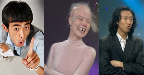 한민관 안영미 김경진(왼쪽부터)