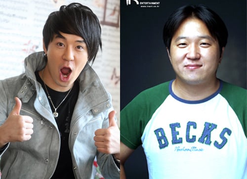 ↑붐(왼쪽)과 정형돈