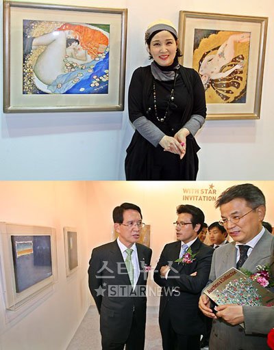 김애경(위)과 강석우 ⓒ사진=홍봉진 기자 honggga@
