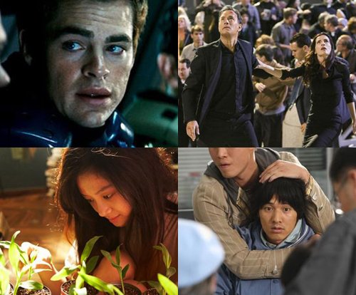 '스타트렉:더 비기닝', '천사와 악마', '마더', '김씨표류기'(시계방향)